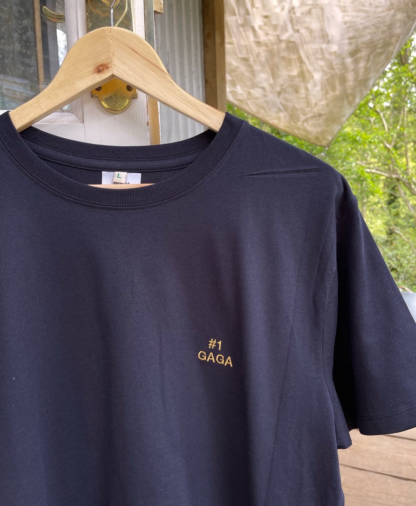 Embroidered No. 1 Personalised T-shirt