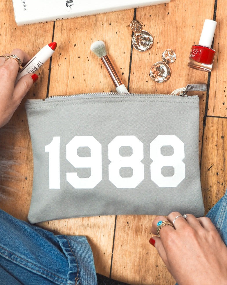 Personalised Year Make Up Bag