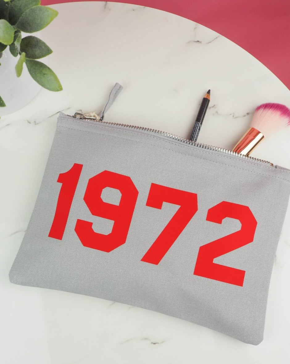 Personalised Year Make Up Bag