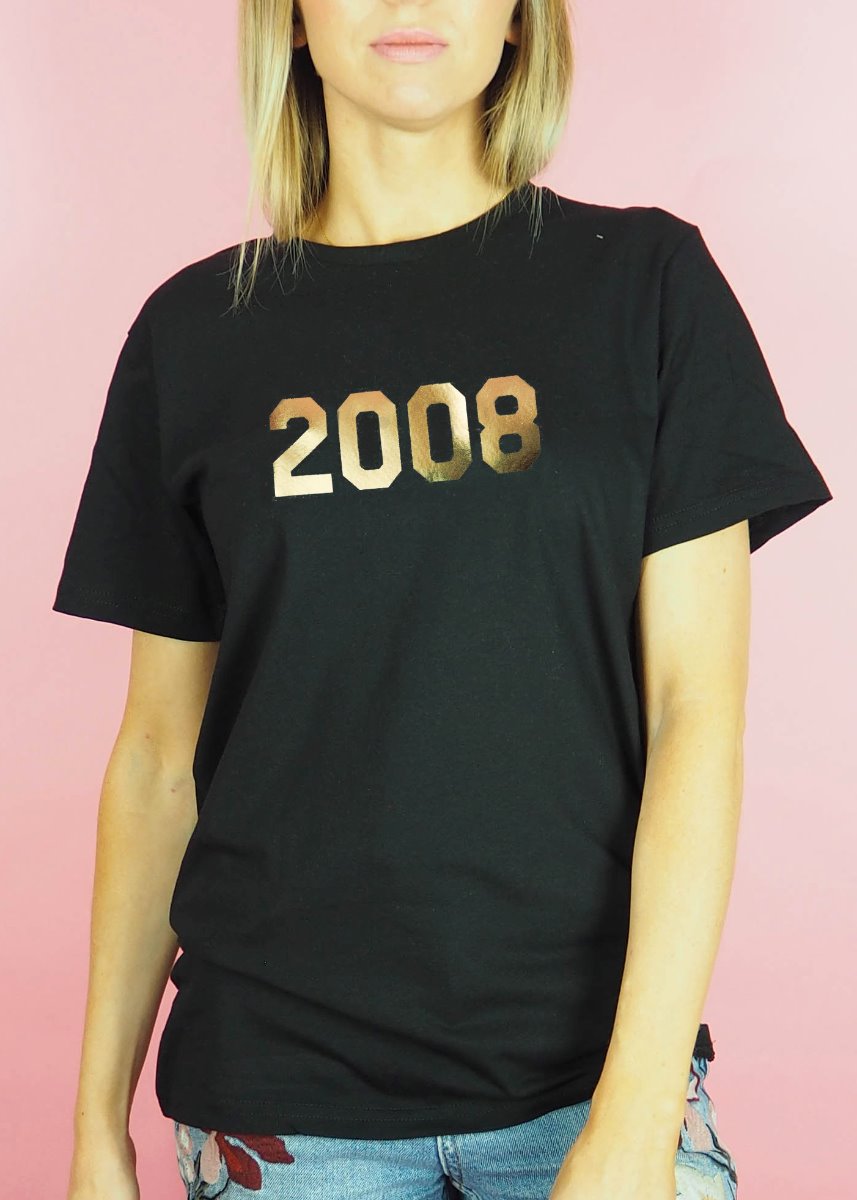 Personalised Year Unisex T-shirt