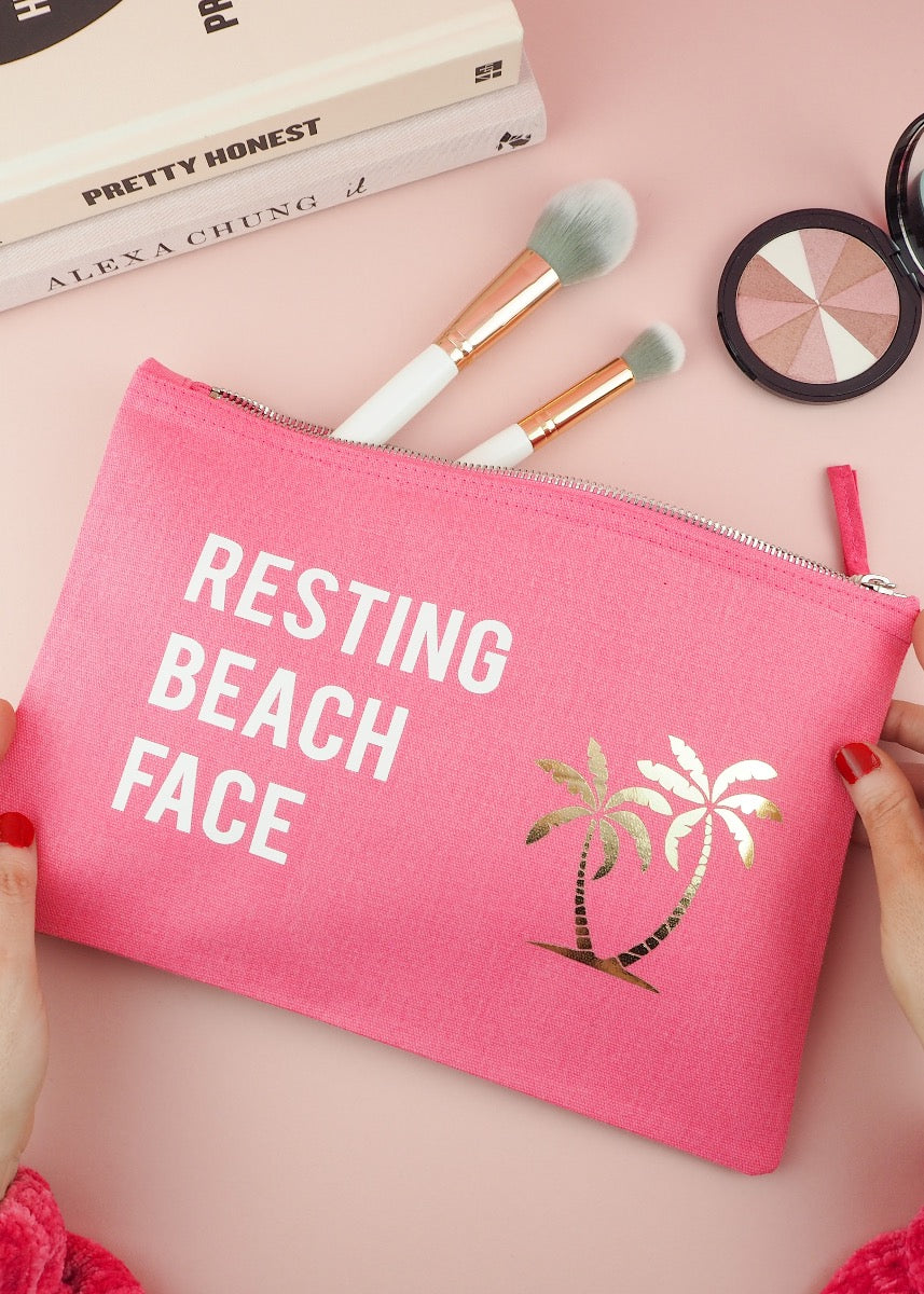 Resting Beach Face Make Up Bag