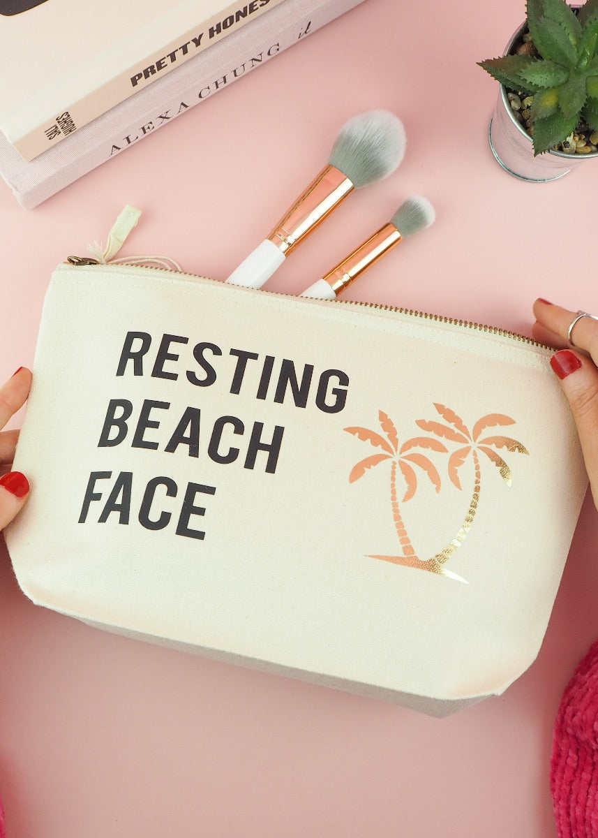 Resting Beach Face Make Up Bag