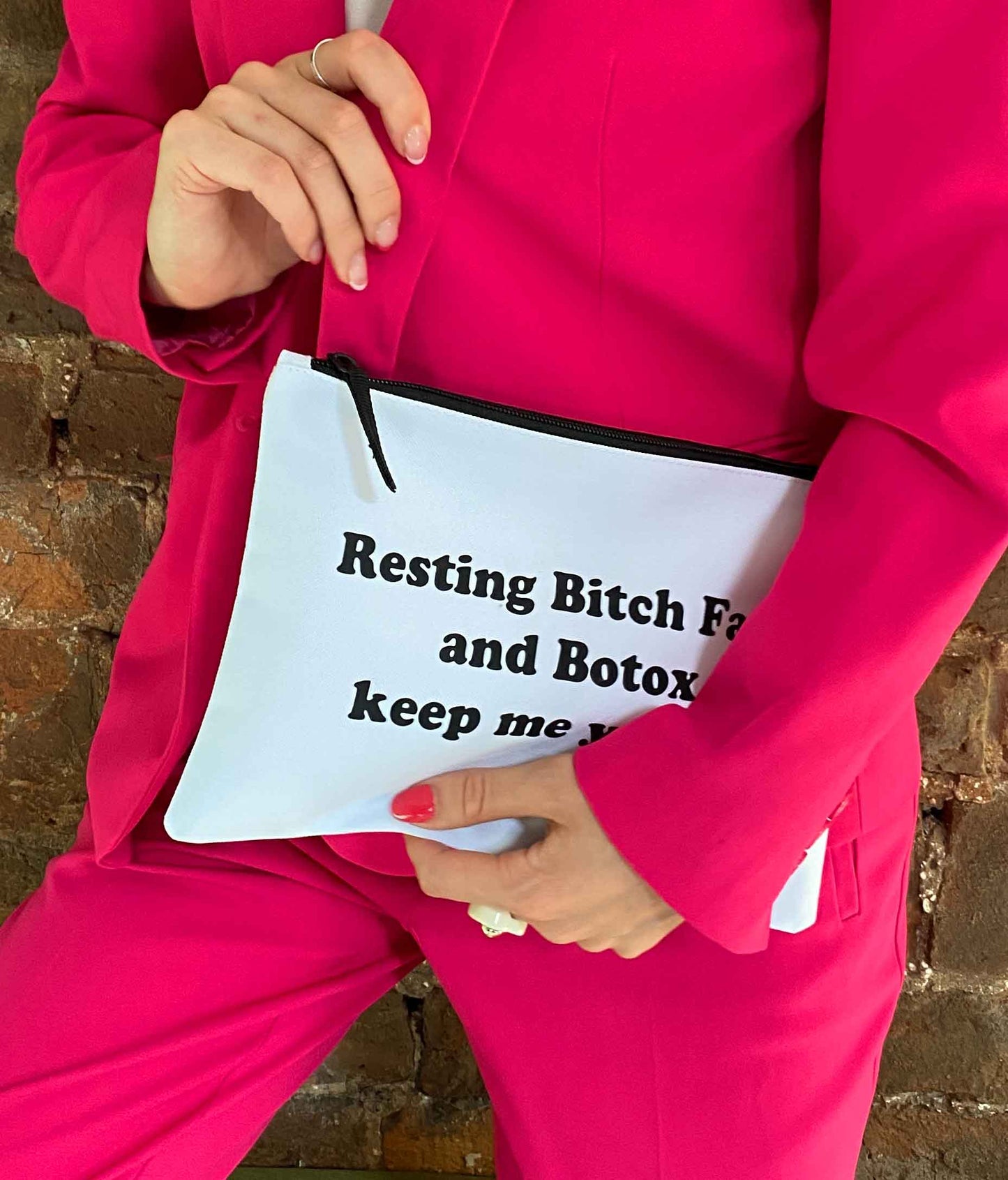 Resting Bitch Face and Botox Makeup Bag