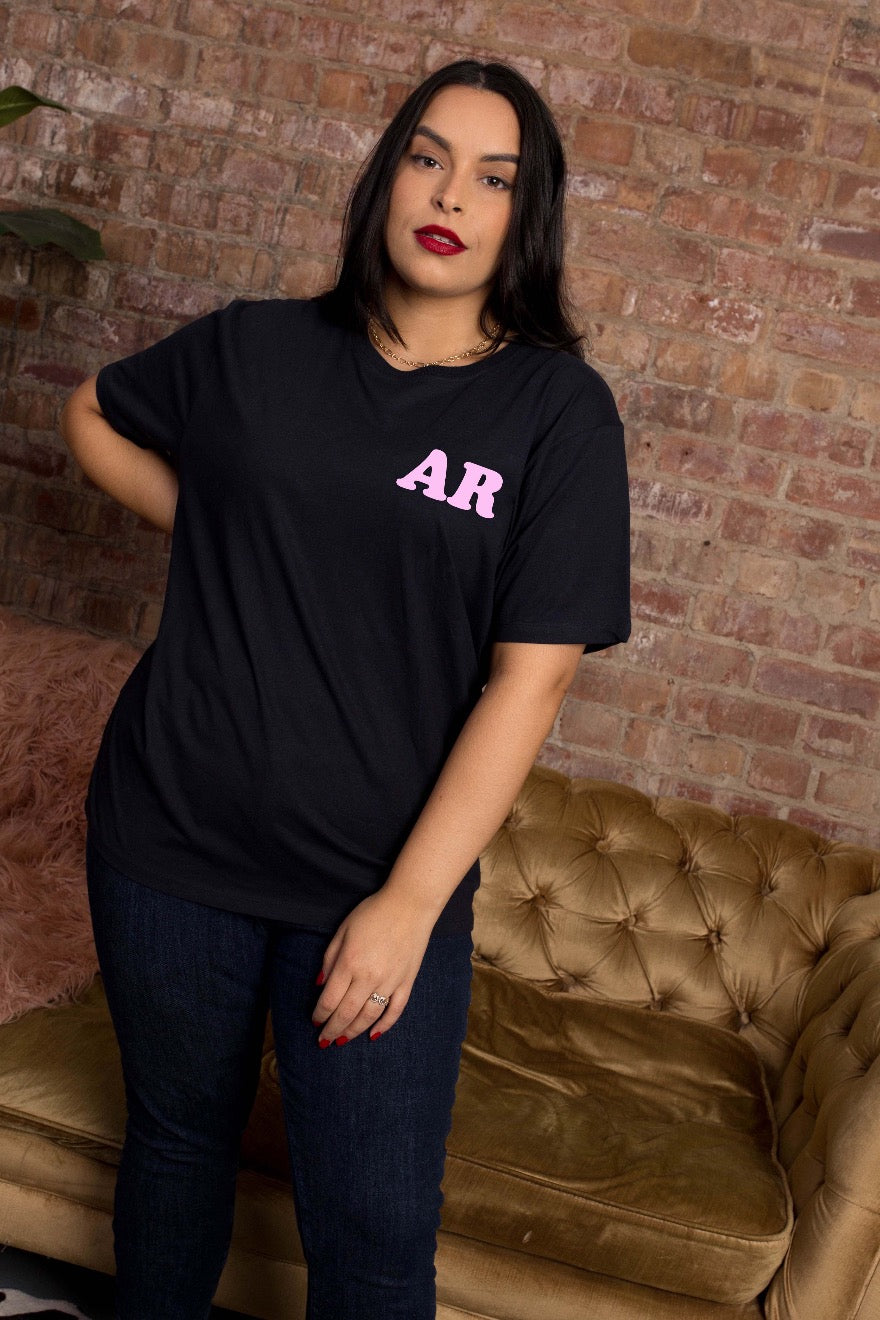 Personalised Retro Initials T-Shirt