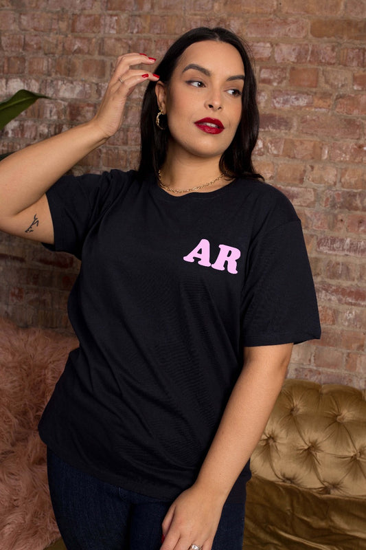 Personalised Retro Initials T-Shirt