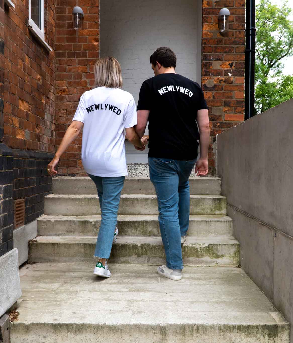 Personalised Newlyweds T-shirt Set
