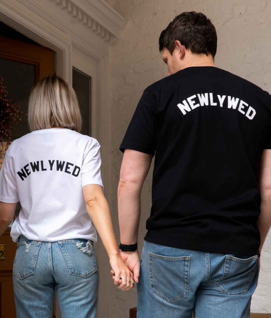 Personalised Newlyweds T-shirt Set