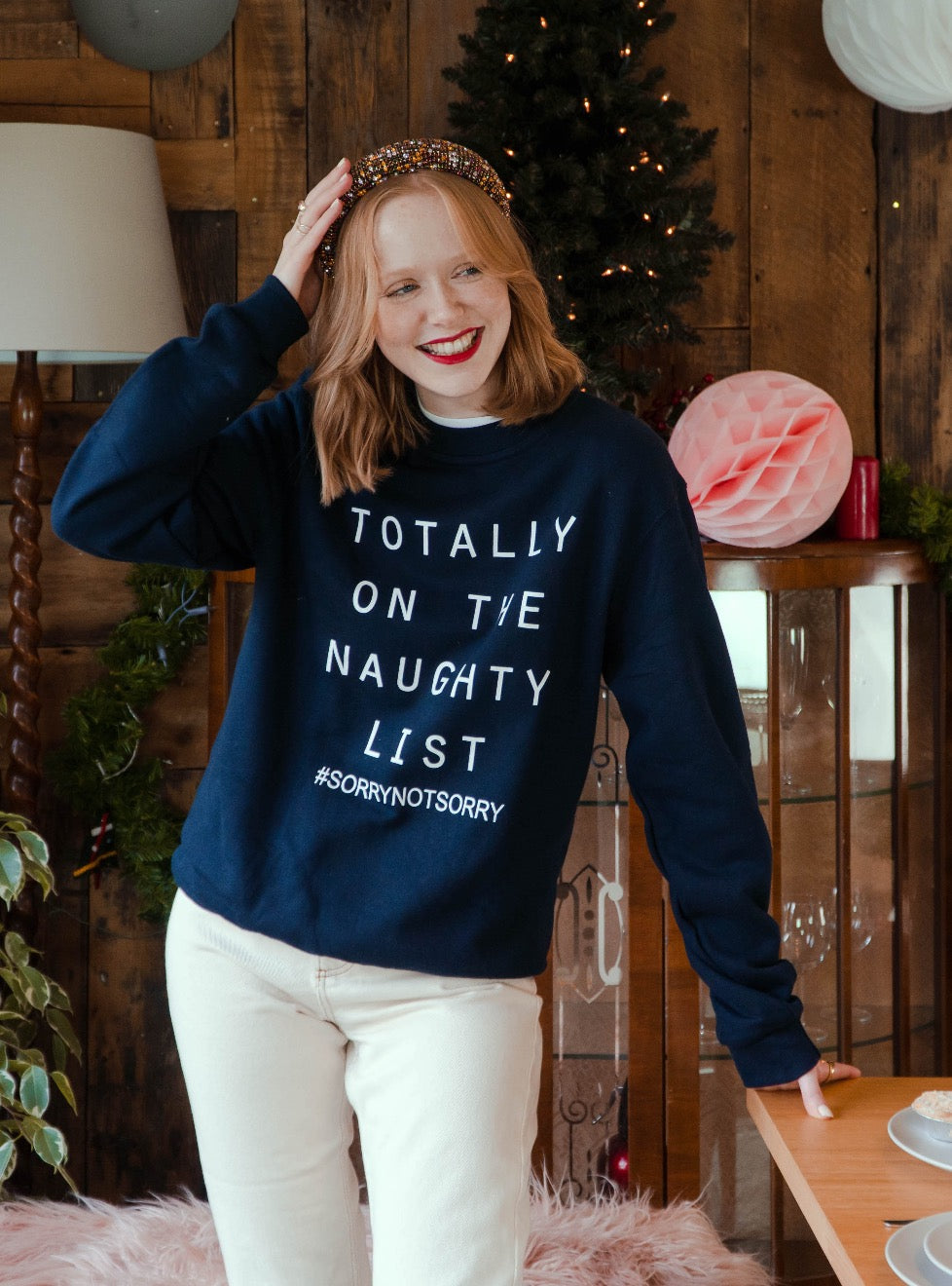 Naughty List Christmas Jumper