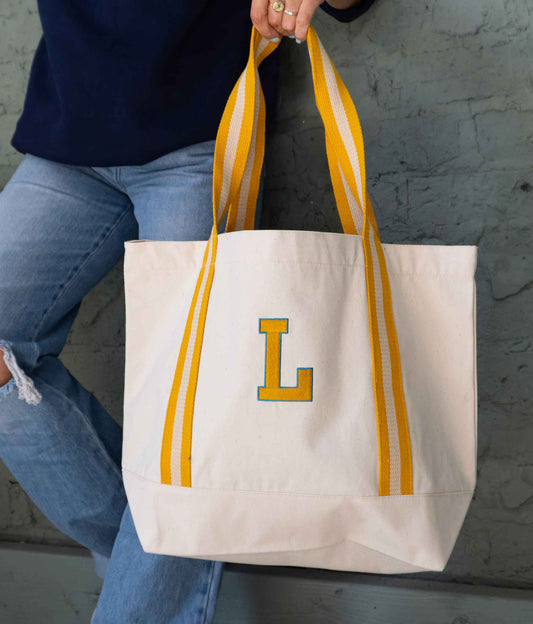 Personalised Varsity Letter Boat Bag