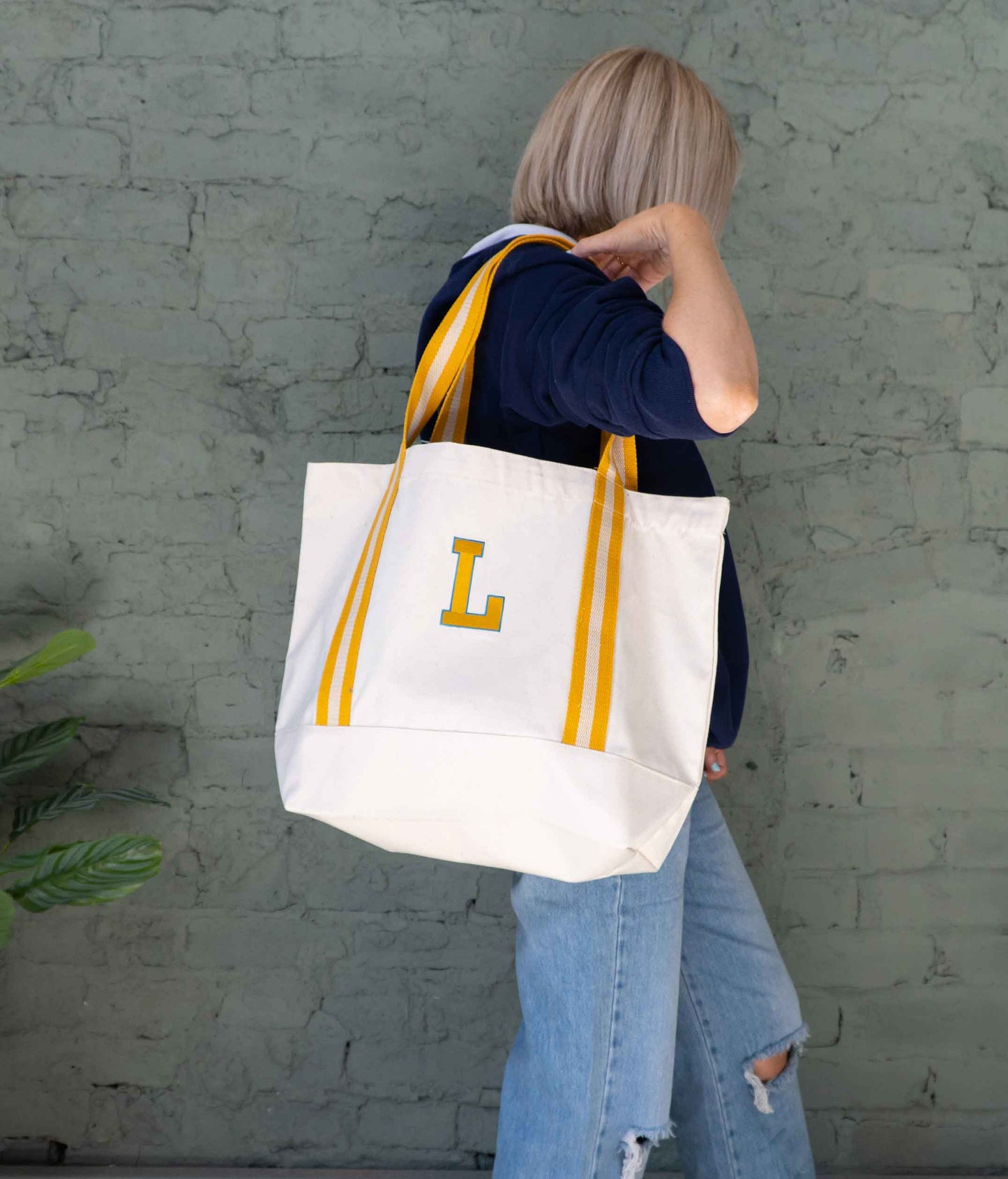 Personalised Varsity Letter Boat Bag