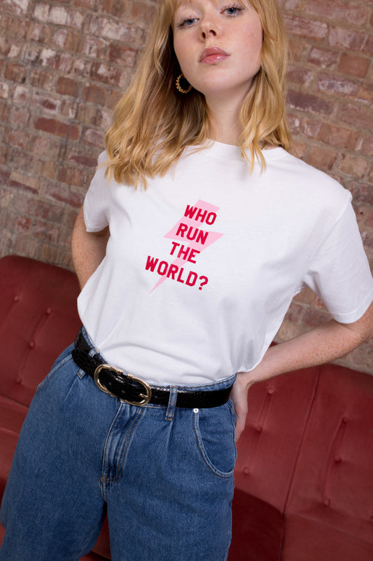 Personalised Who Run the World T-shirt