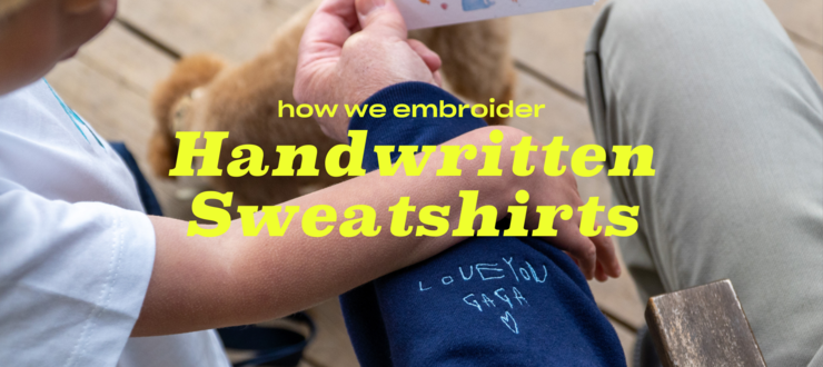 How We Create Handwriting Sweatshirts