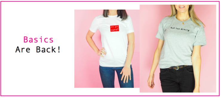 Slogan T shirts for your everyday wardrobe