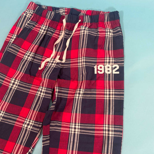 S 1982 Year Tartan Pyjama Bottoms SALE
