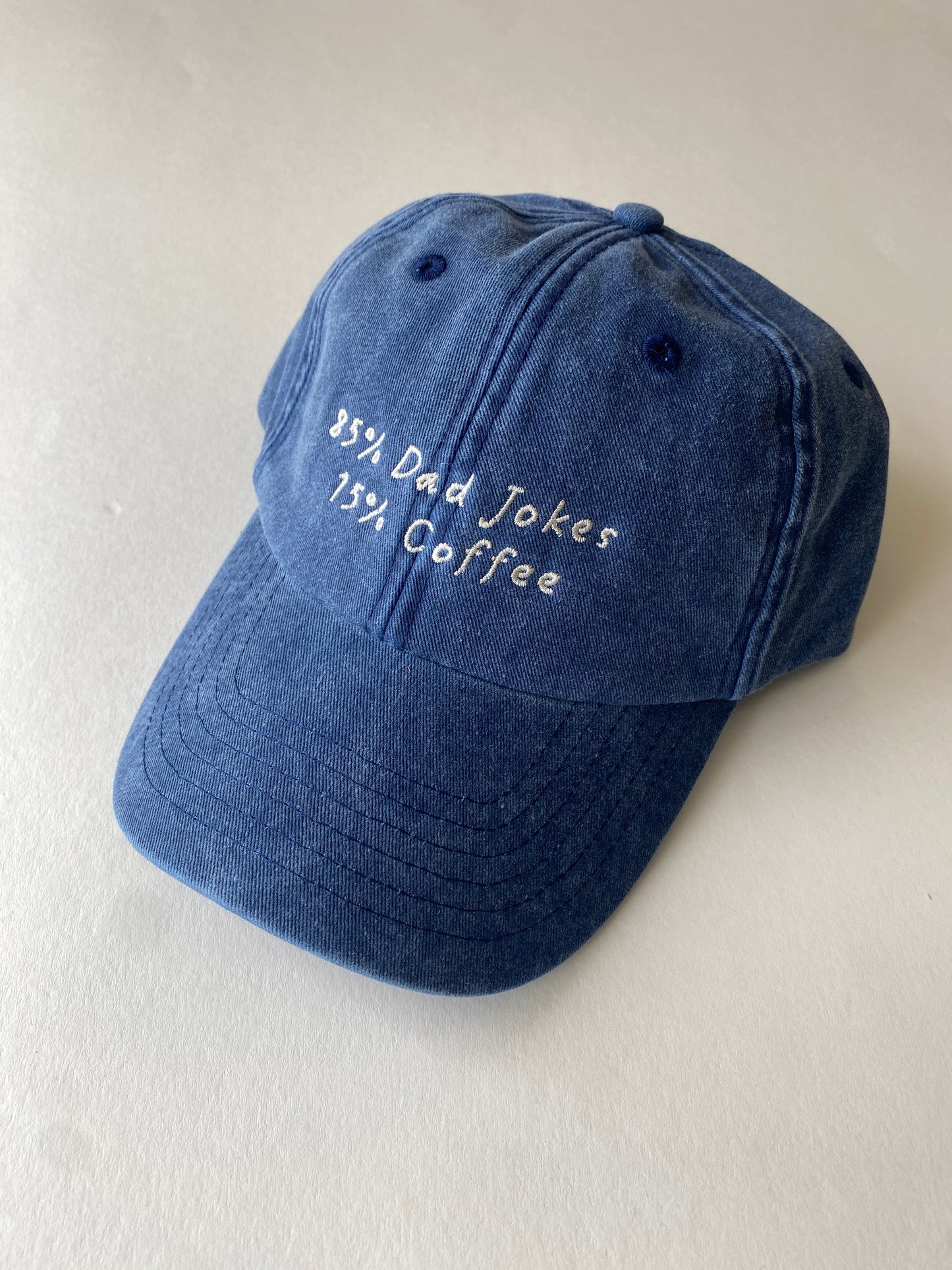 85% Dad Jokes 15% Coffee Slogan Cap