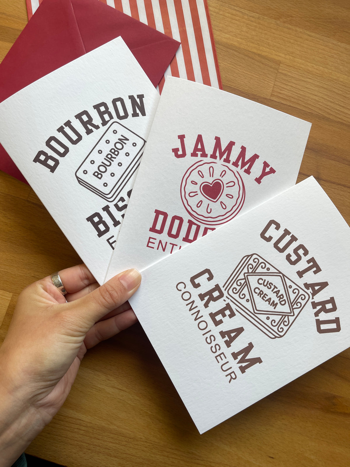 Jammy Dodger Enthusiast Greetings Card