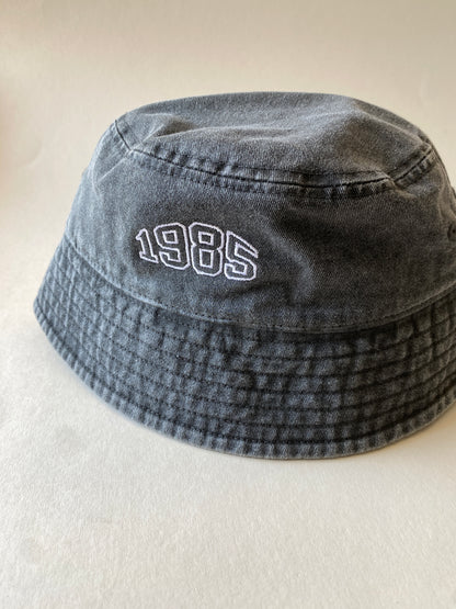 Personalised Varsity Year Vintage Bucket Hat