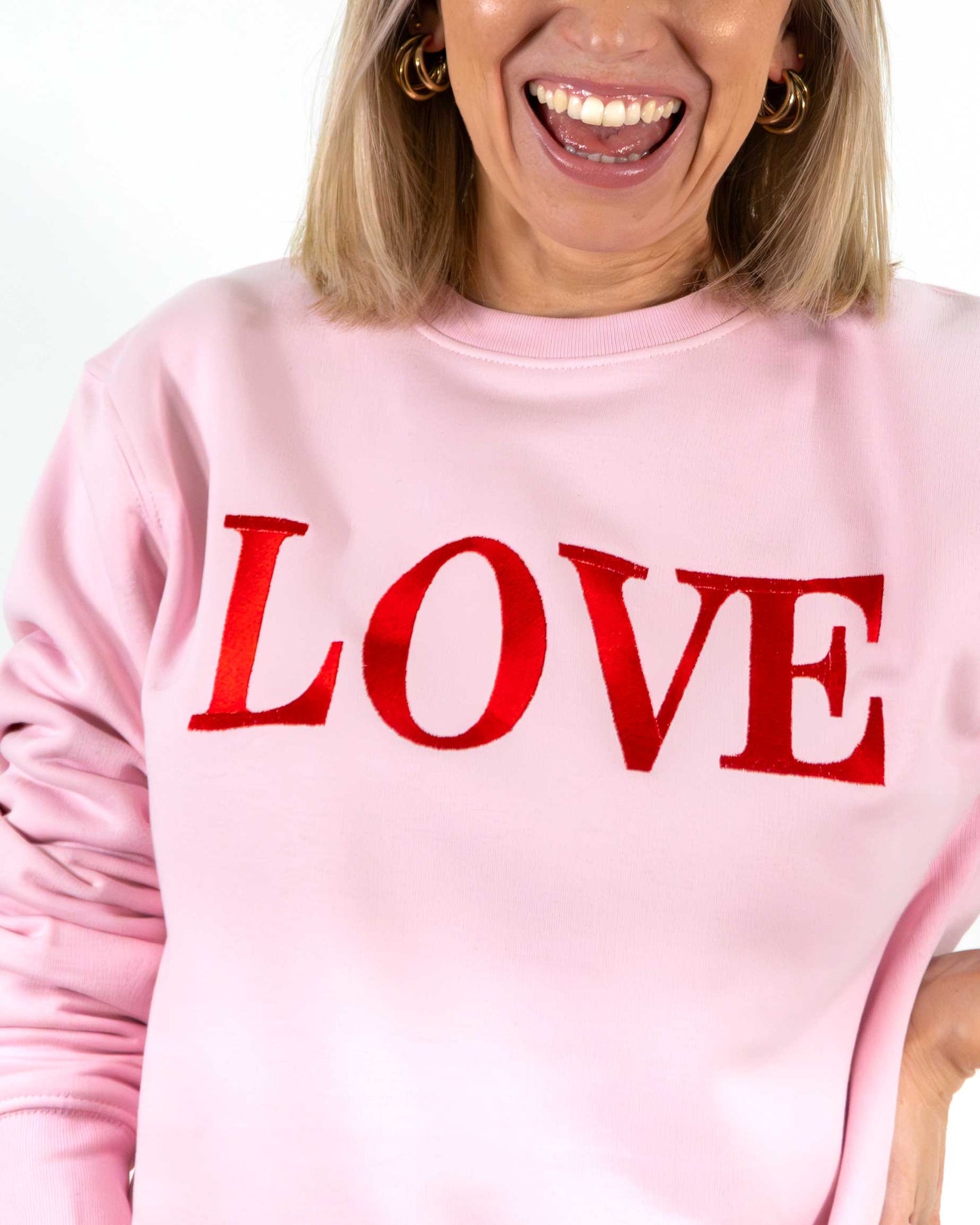 Embroidered LOVE Sweatshirt