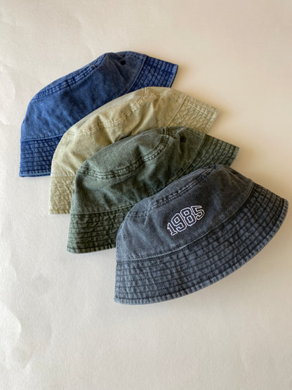 Personalised Varsity Year Vintage Bucket Hat