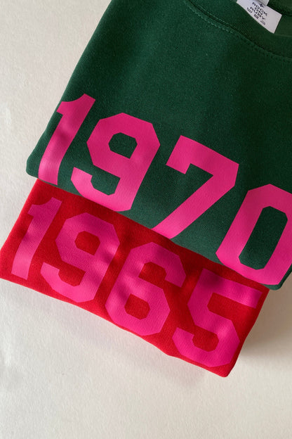 Personalised Year Sweatshirt