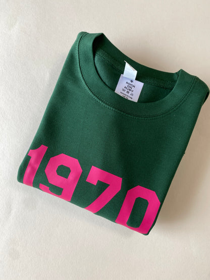 Personalised Year Sweatshirt