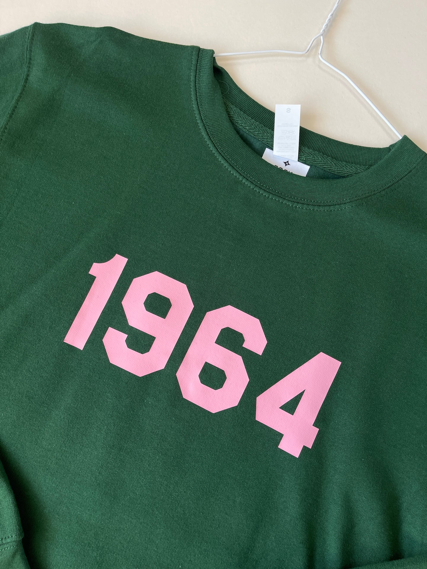 S Bottle Green 1964 Year Sweatshirt SALE