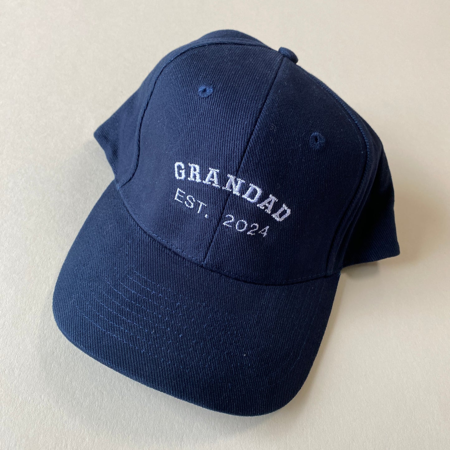 Personalised Dad Est Year Cap