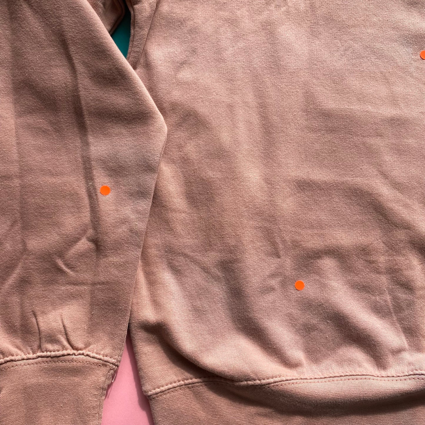 XS - Fierce Mama Breast Pocket Dusky Pink Sweatshirt - Discolouration SALE