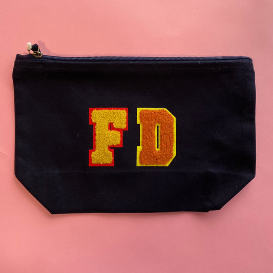 FD Varsity Patch - Navy Medium Pouch Bag SALE