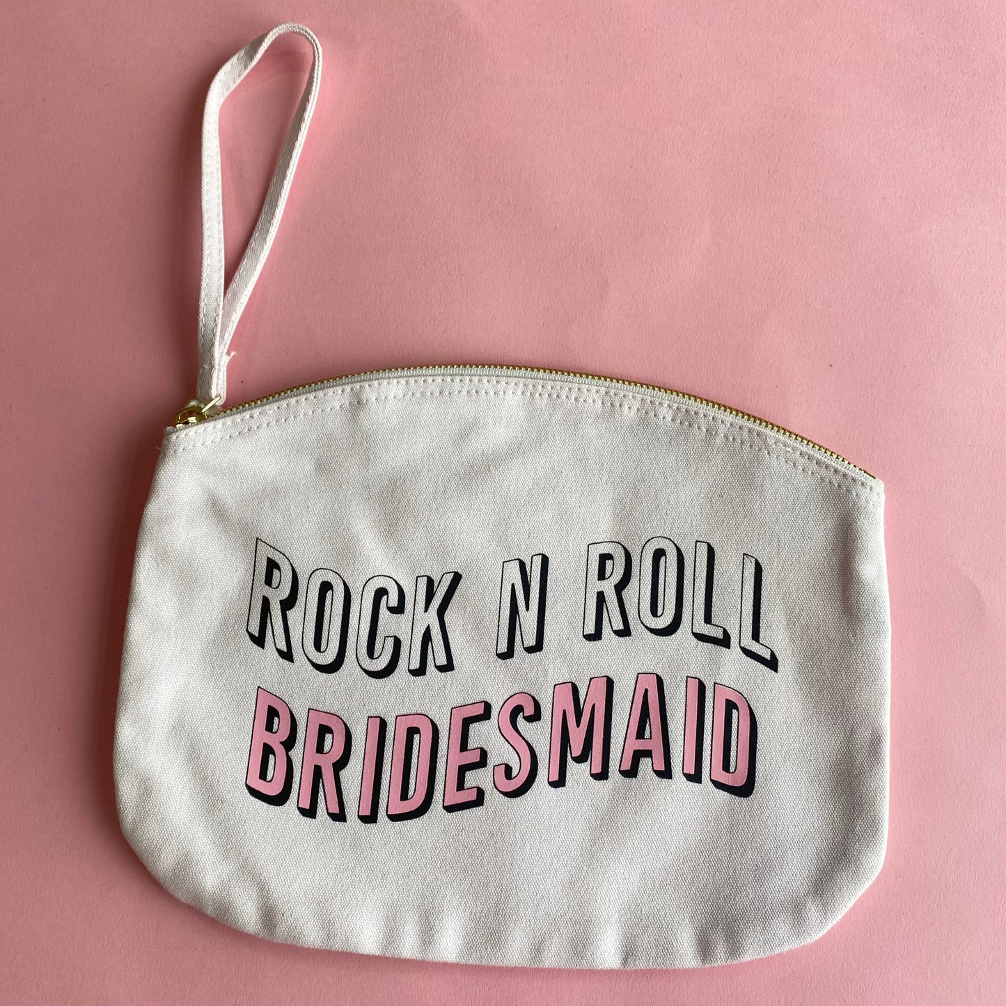 Rock N Roll Bridesmaid Make Up Bag SALE