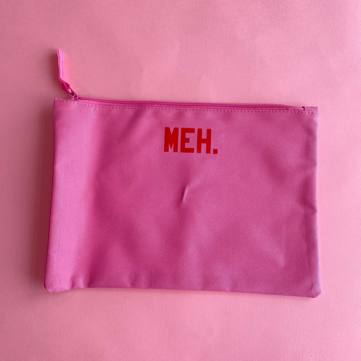 Blah Blah Blah Pink Large Make Up Bag / Travel Wallet SALE