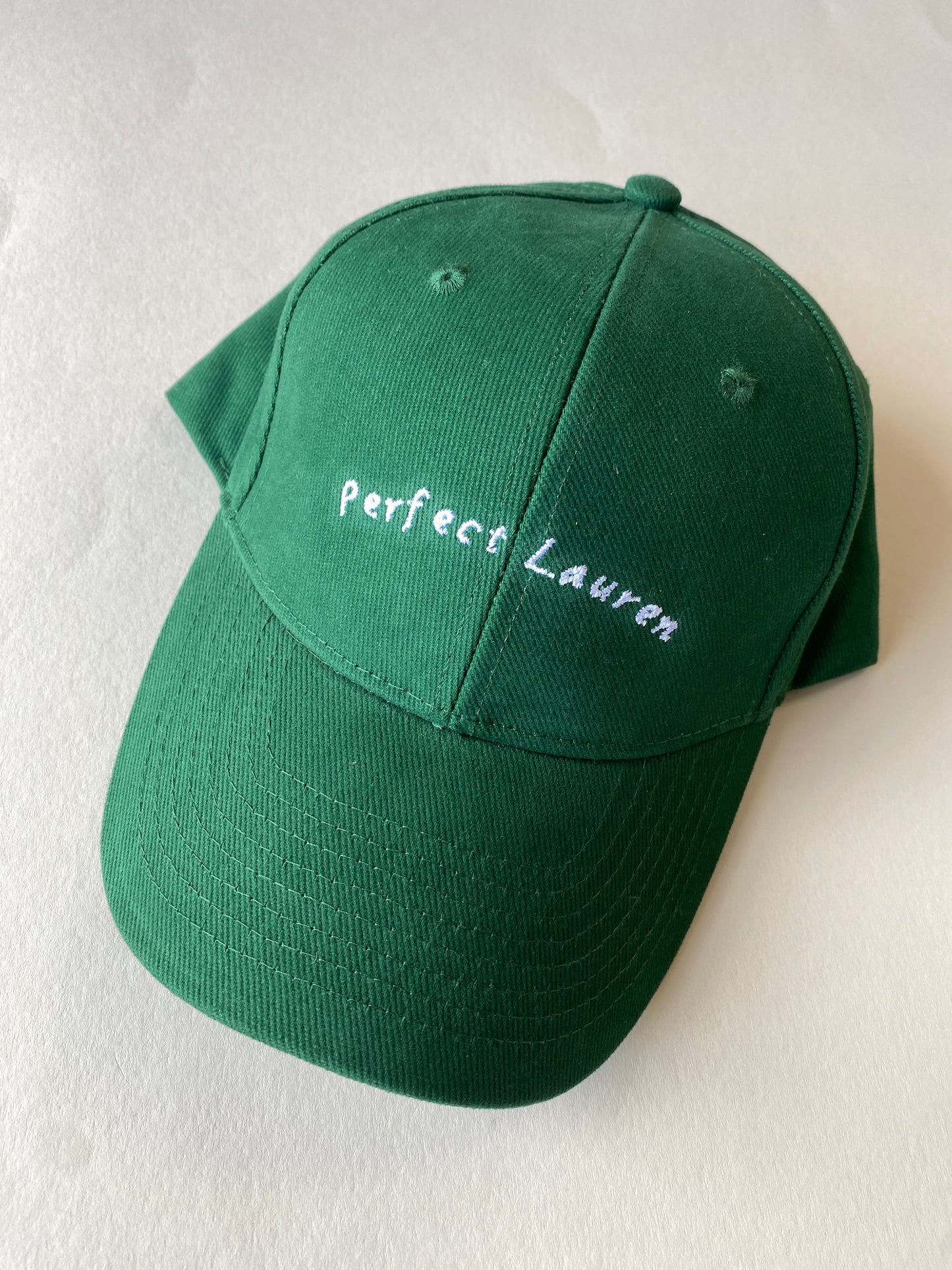 Embroidered Unisex Personalised Slogan Cap