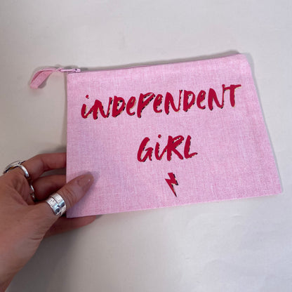 Independent Girl Make Up Bag SALE