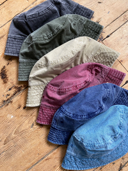 Personalised Varsity Year Vintage Bucket Hat