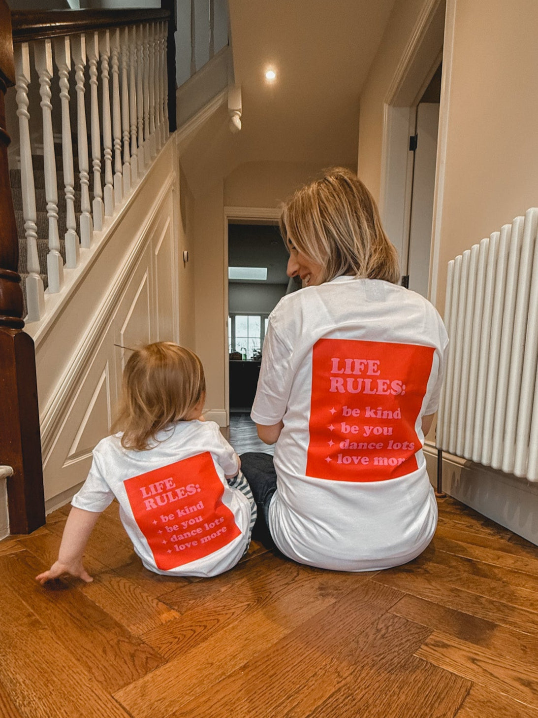 Life Rules Adult and Child T-Shirt Set