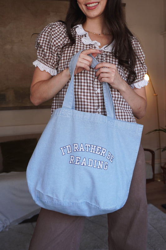 I'd Rather Be Reading Tote Bag