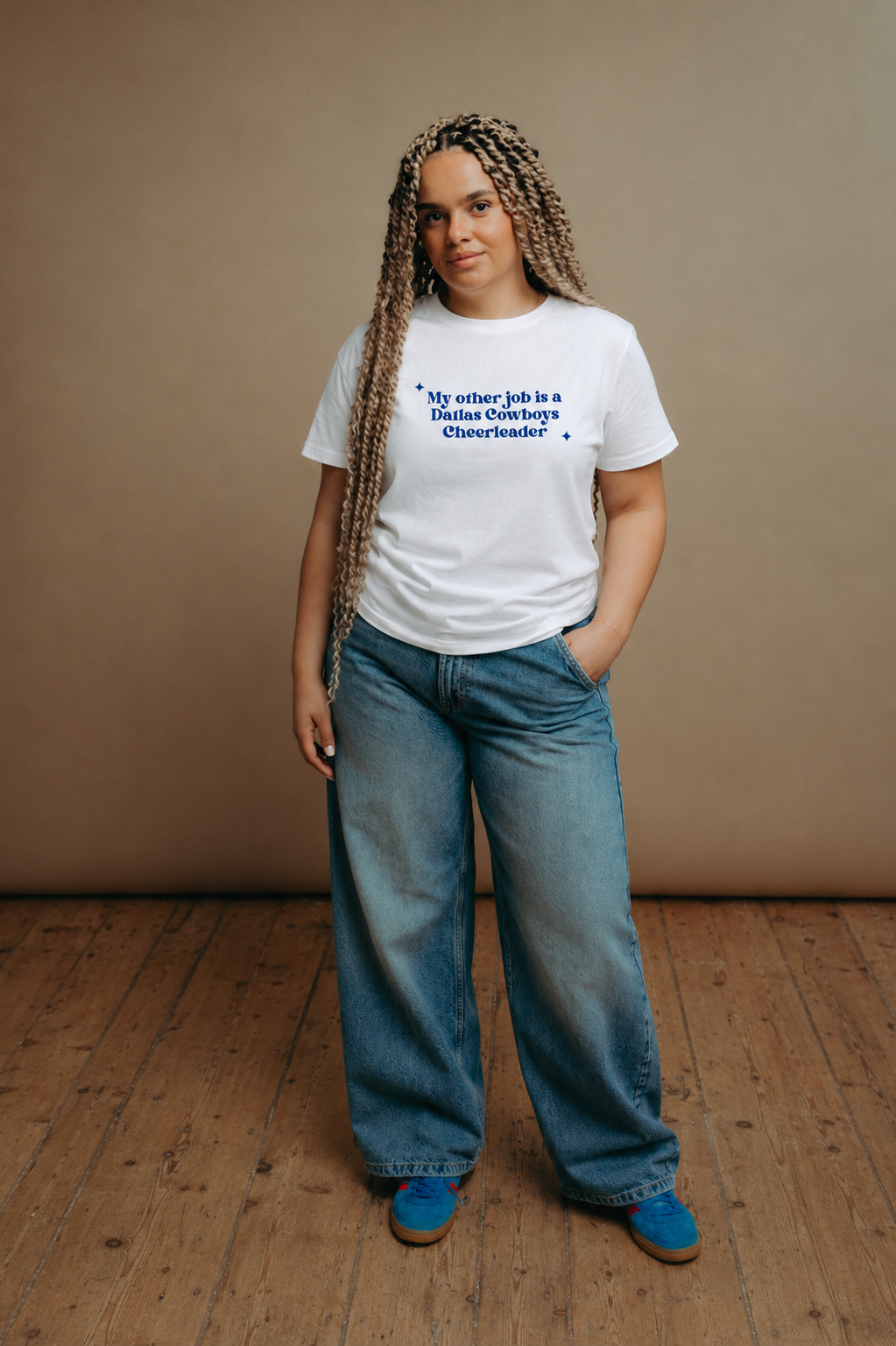 My Other Job Is A Dallas Cowboys Cheerleader Slogan T-Shirt