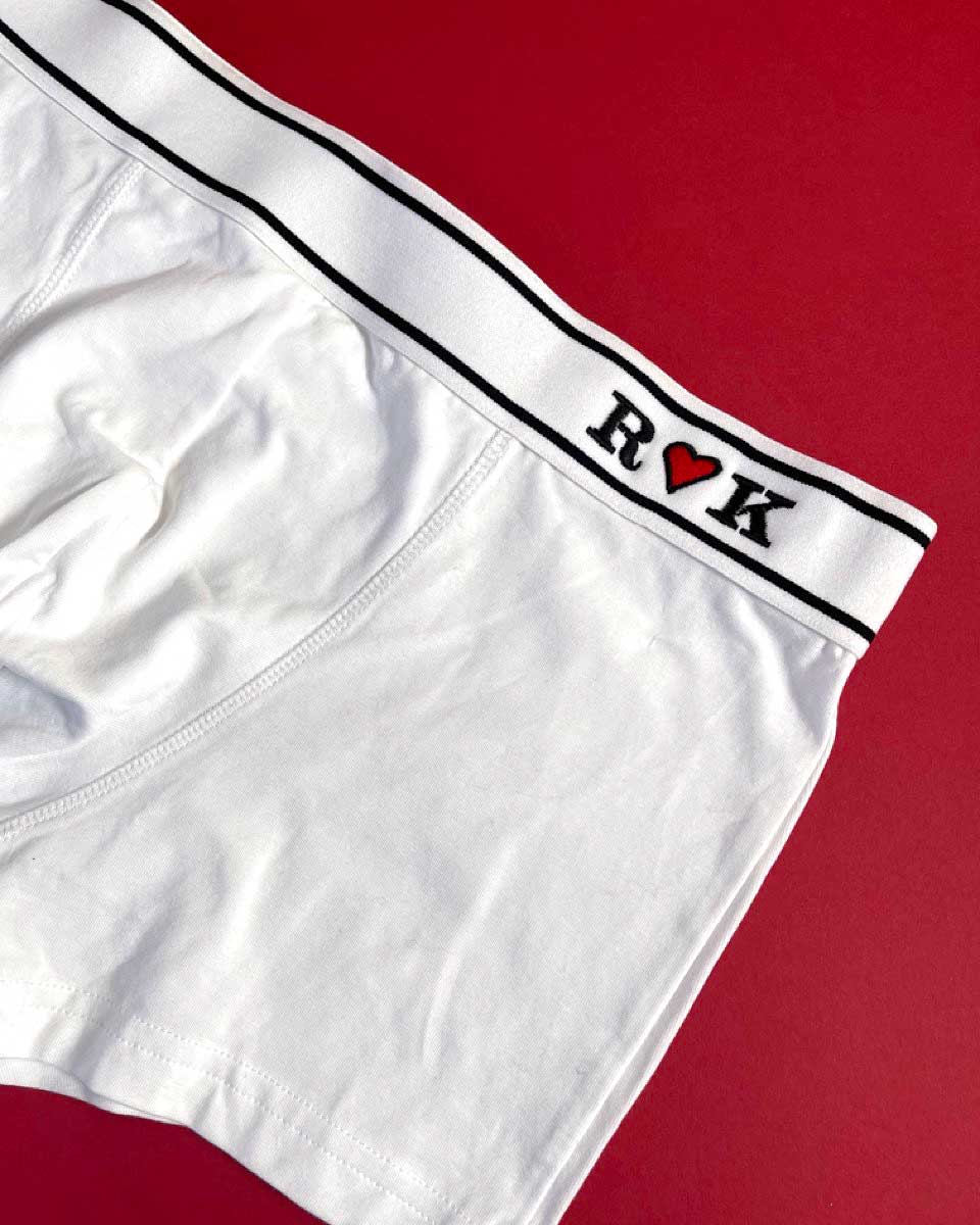Personalised Heart Initial Boxer Shorts