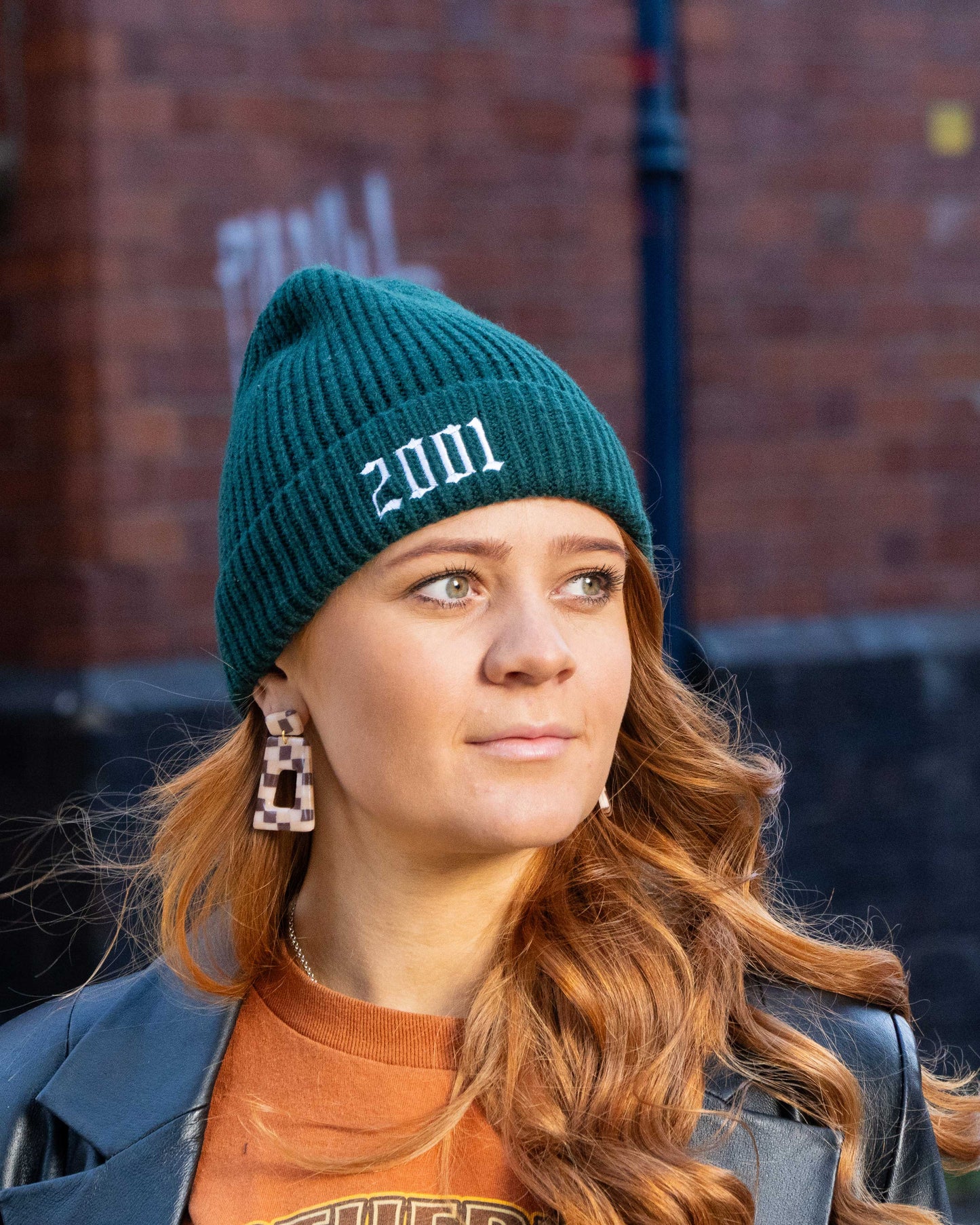 Personalised Embroidered Old English Year Beanie