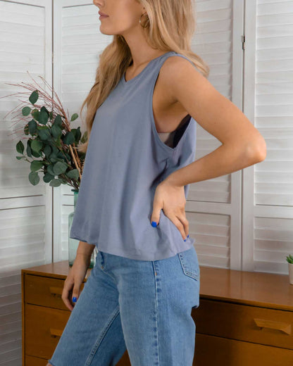 Organic Dancer Slouch Vest top