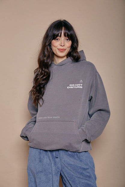 Do Not Disturb Slogan Hoodie