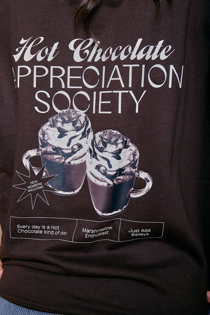 Hot Chocolate Appreciation Society Sweatshirt