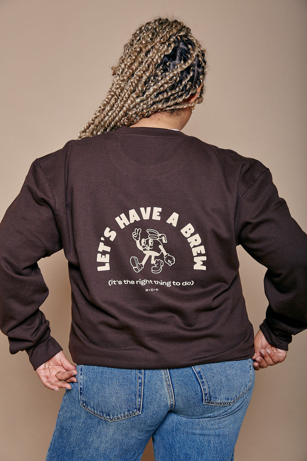 Let's Have A Brew Slogan Sweatshirt