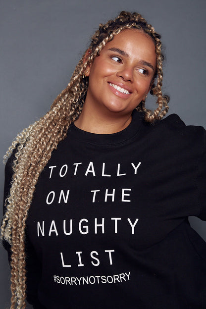 Naughty List Christmas Jumper Sweatshirt