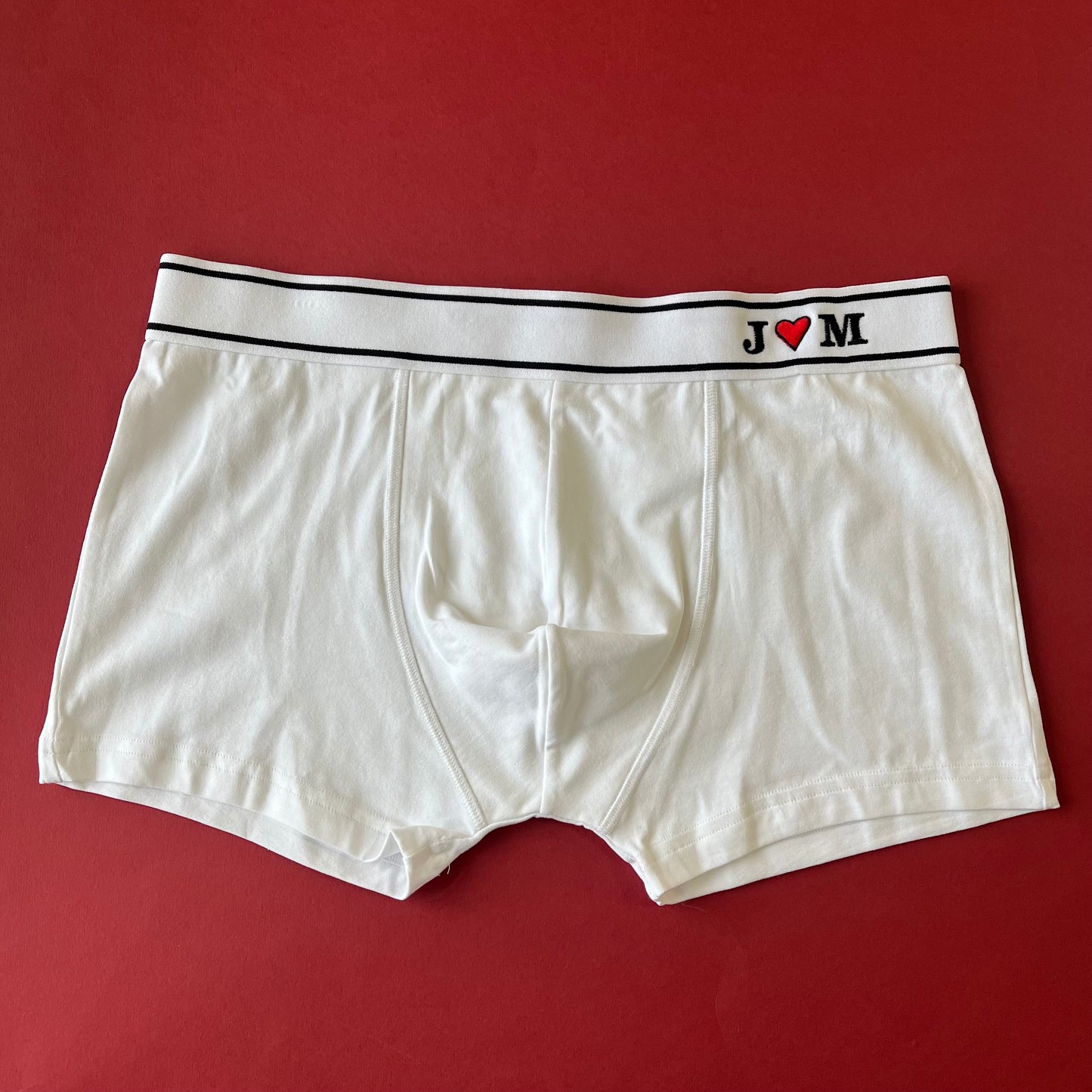 Personalised Heart Initial Boxer Shorts