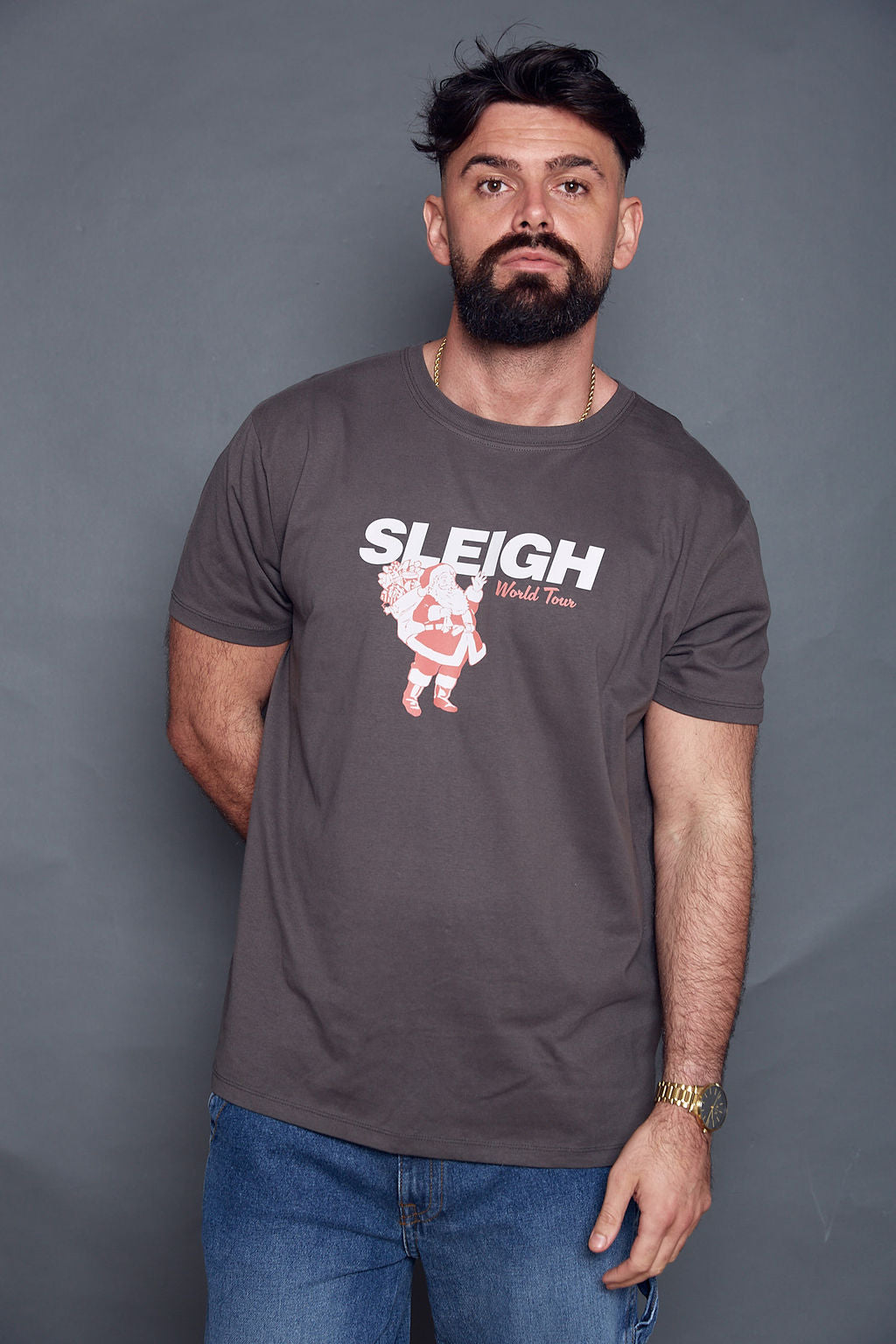 Sleigh It World Tour Christmas T-Shirt