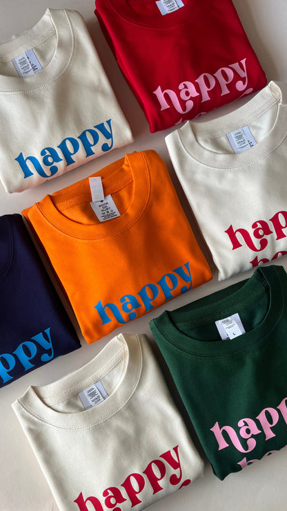 Happy Hour Slogan Sweatshirt