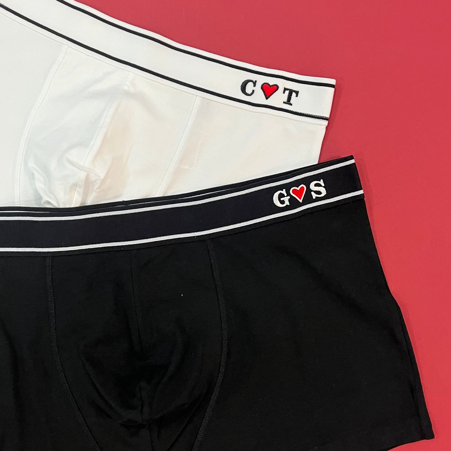 Personalised Heart Initial Boxer Shorts