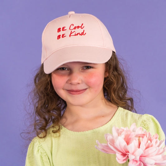 Be Cool, Be Kind Children's Slogan Cap