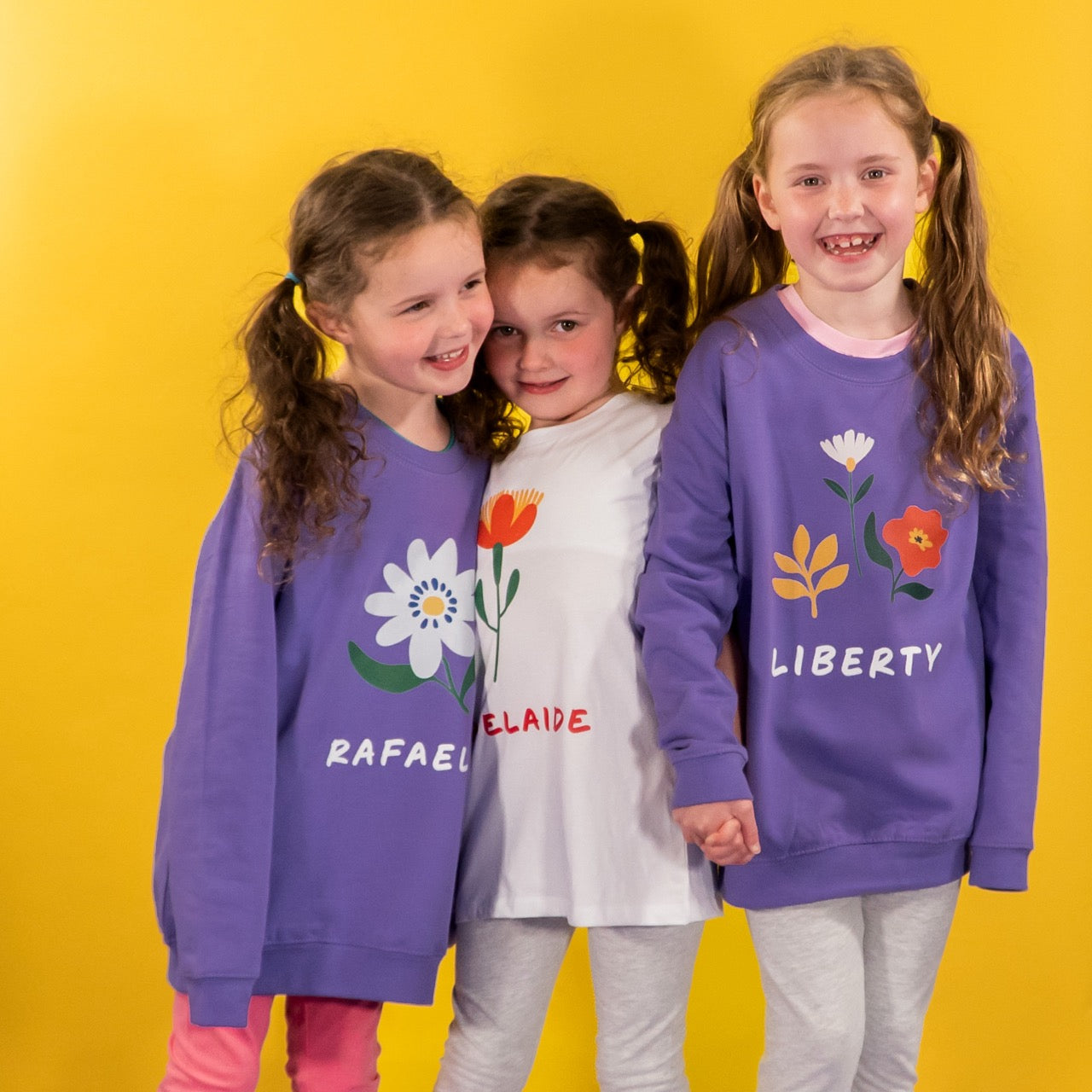 Children's Personalised Birth Flower Sweatshirt